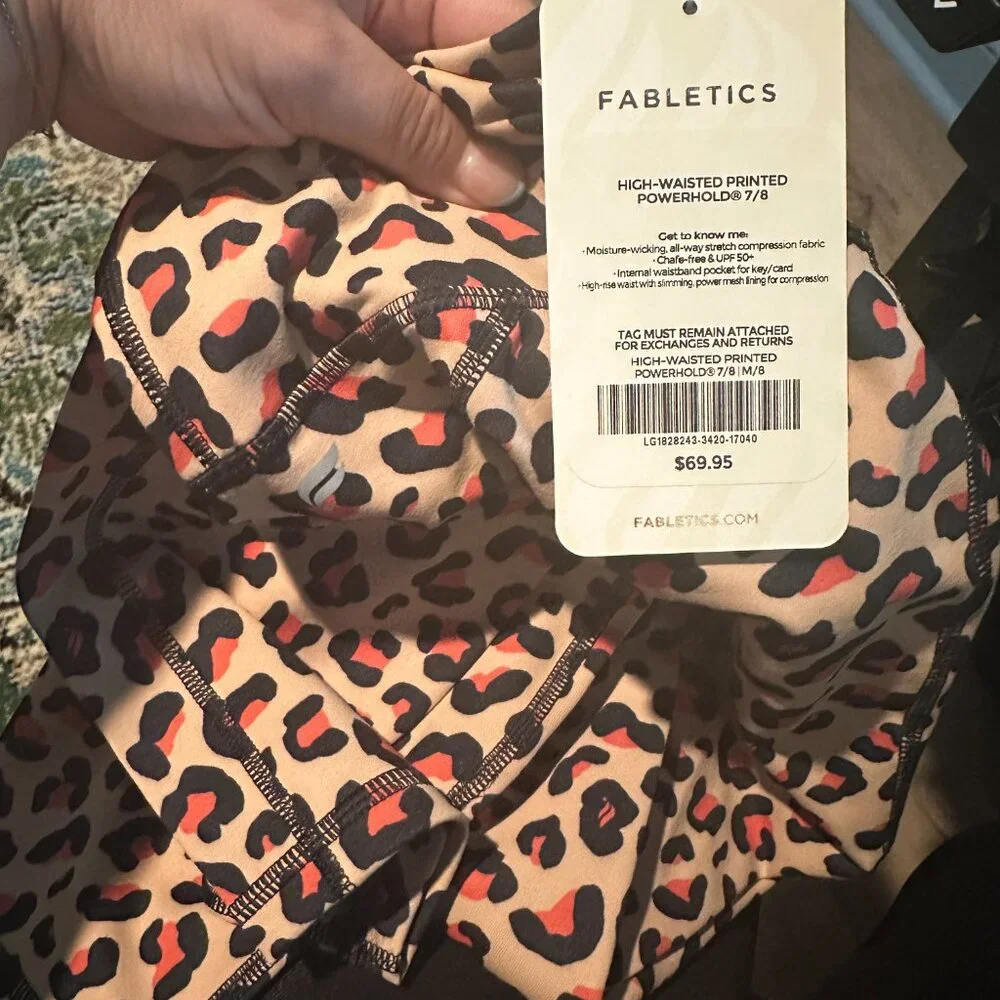 Fabletics Leopard Leggings - Picture 2 of 2